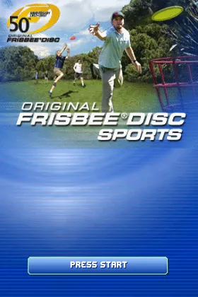 Original Frisbee Disc Sports - Ultimate & Golf (USA) screen shot title